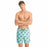 Men’s Bathing Costume Puma Logo AOP Light Blue